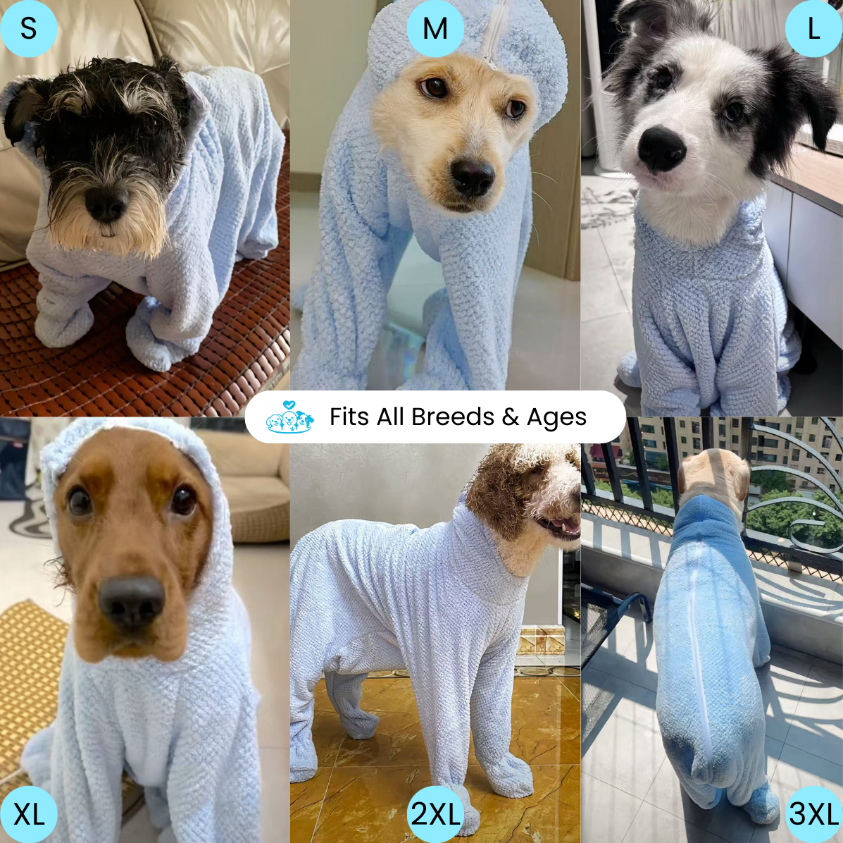 PawRobe™ — Dog Bathrobe