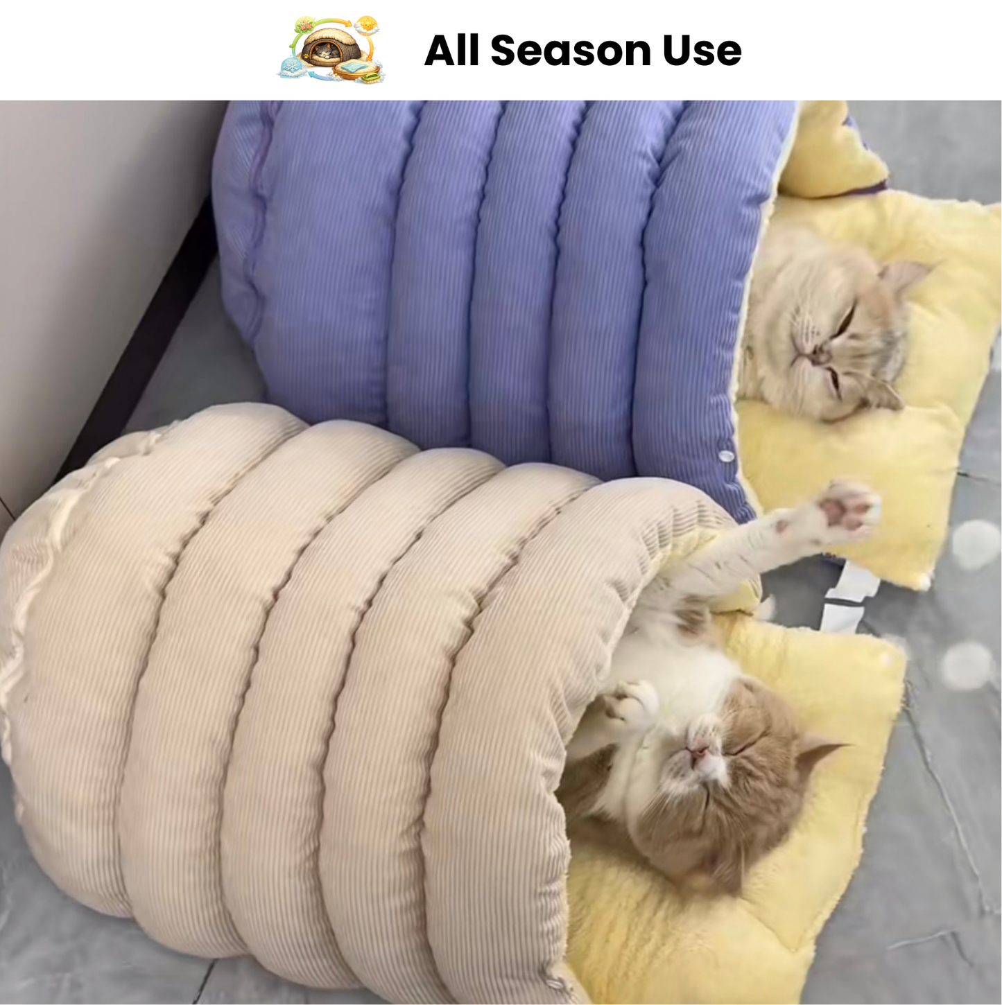 SnuggleCave — Cozy Pet Cave Bed